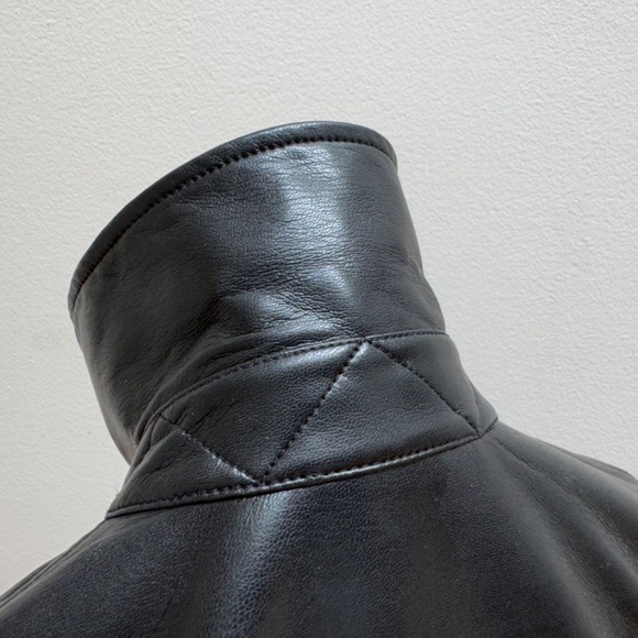 Wilfred Black Leather Jacket - Picture 11 of 14